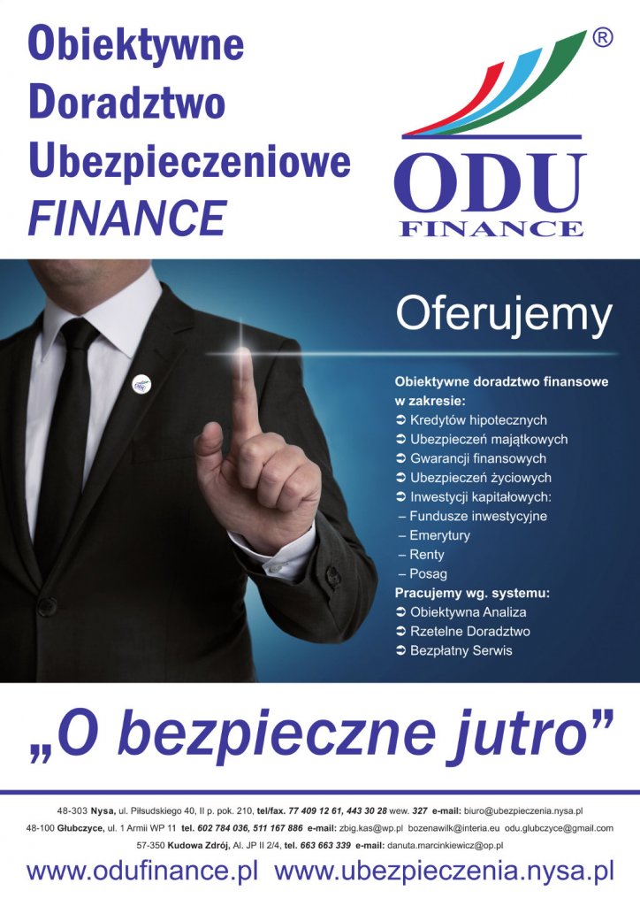 Obiektywne Doradztwo Ubezpieczeniowe Finance - O bezpieczne jutro